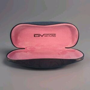DViations Eyeglasses Sunglasses Case Hard Shell Satin Protective Travel Carrier